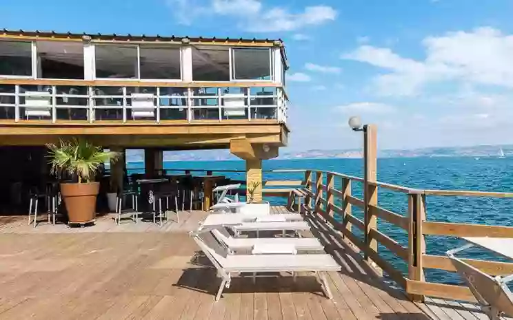 Plage privée - Le Petit Pavillon - Restaurant Marseille - restaurant Méditérranéen Marseille